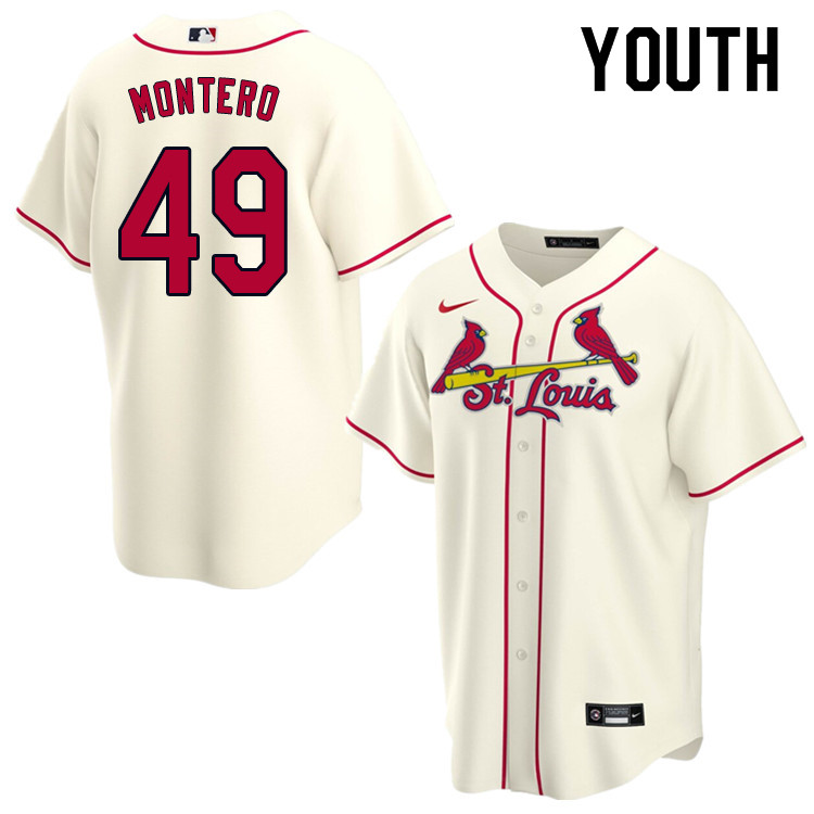 Nike Youth #49 Elehuris Montero St.Louis Cardinals Baseball Jerseys Sale-Cream
